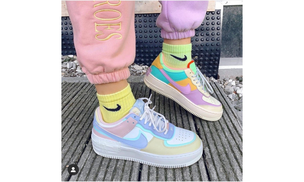 Nike air shop force ones pastel